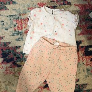 Baby Zara Top and Bottom